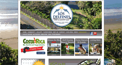 Desktop Screenshot of losdelfinescostarica.com